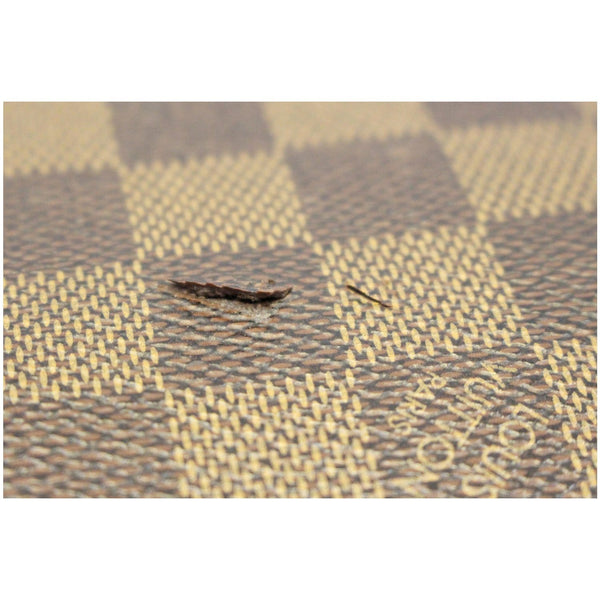 LOUIS VUITTON Keepall Bandouliere 55 Damier Ebene Travel Bag Brown