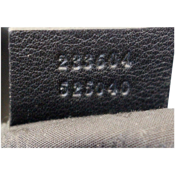 GUCCI New Web Guccissima Leather Hobo Bag Black 233604