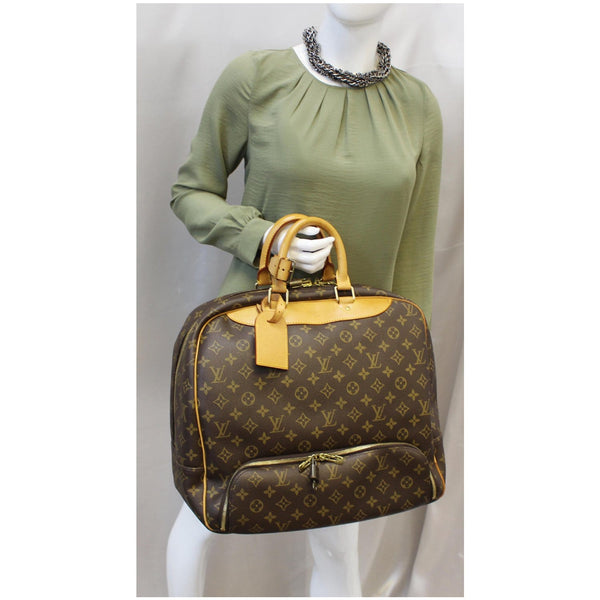 Louis Vuitton Evasion Monogram Canvas Boston Bag for women