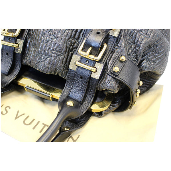 LOUIS VUITTON Motard Biker Black Monogram Satchel Bag-US