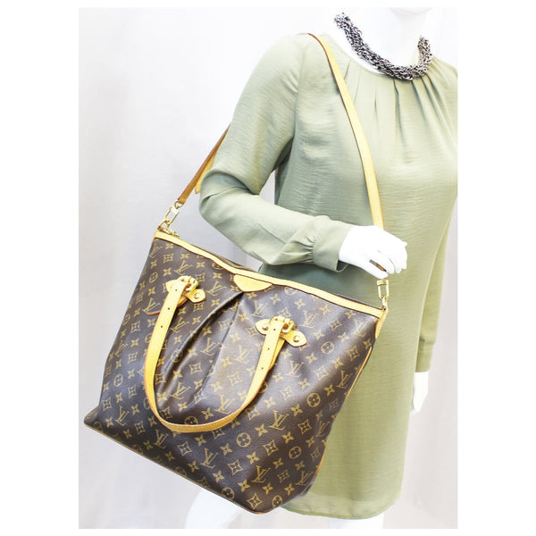 LOUIS VUITTON Palermo GM Monogram Canvas Tote Shoulder Bag-US