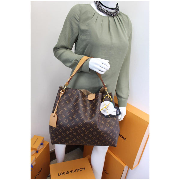 used Louis Vuitton Graceful MM Monogram Canvas Shoulder Bag