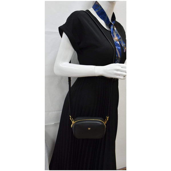Tom Ford Leather Camera Crossbody Bag - for women