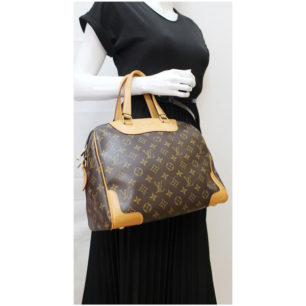 LOUIS VUITTON Retiro NM Monogram Canvas 2Way Shoulder Bag Brown