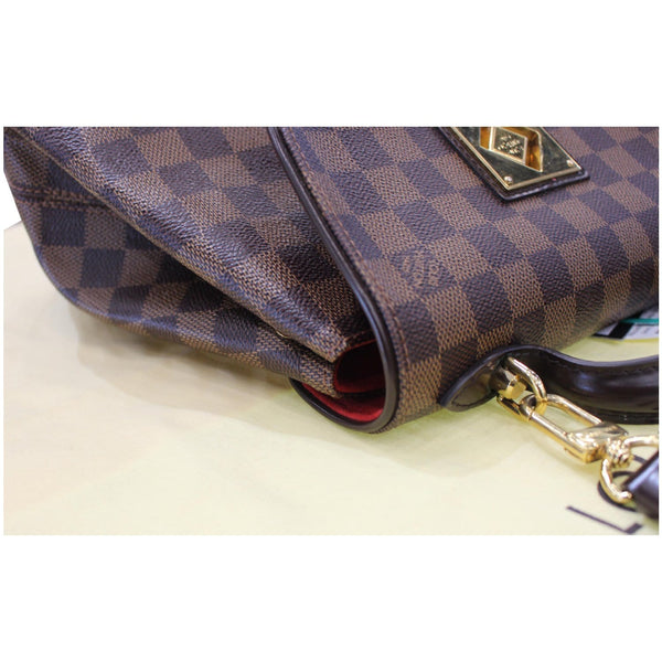 Louis Vuitton Bergamo PM Damier Ebene Bag corner