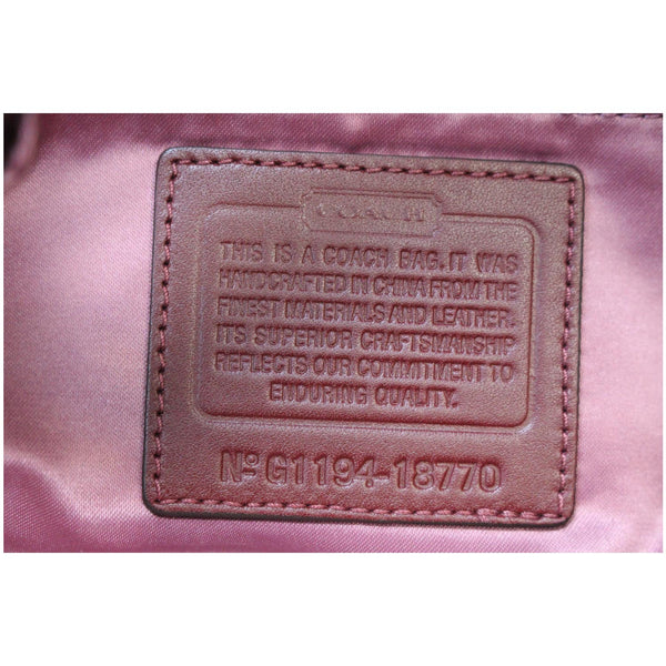 COACH 18770 Chelsea Patent Leather Shoulder Tote Bag Red