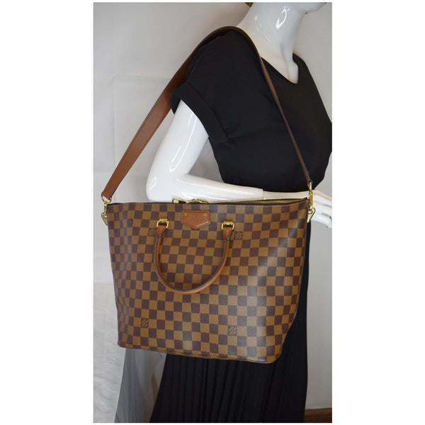 Louis Vuitton Belmont Damier Ebene Shoulder Bag Women
