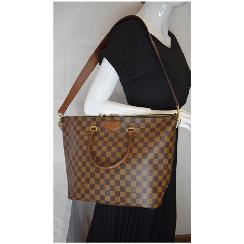Louis Vuitton Belmont Damier Ebene Shoulder Bag Women