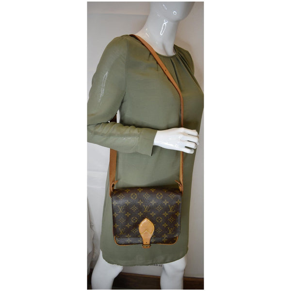 Louis Vuitton Cartouchiere PM Monogram Canvas Tote Bag - shoulder bag