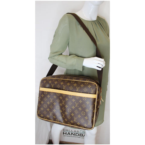 Louis Vuitton Reporter GM Monogram Canvas Shoulder Bag - Satchel bag