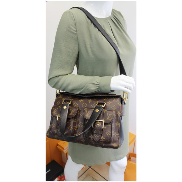 Louis Vuitton Manhattan NM Monogram Canvas elbow Bag