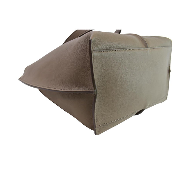 CHLOE Vick Medium Smooth Calfskin Tote Bag Motty Grey