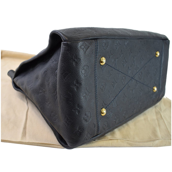 LOUIS VUITTON Artsy MM Empreinte Leather Shoulder Bag Blue