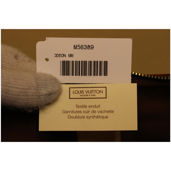 Louis Vuitton Odeon MM Monogram Canvas Bag Tag