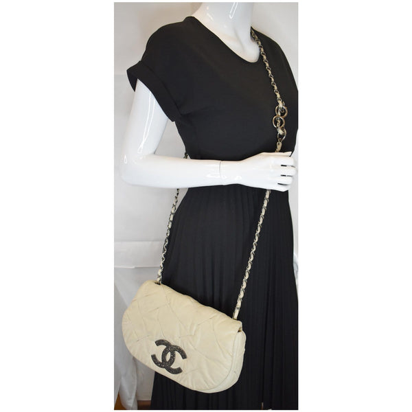 Chanel Iridescent Calfskin Leather Crossbody Bag shoulder bag