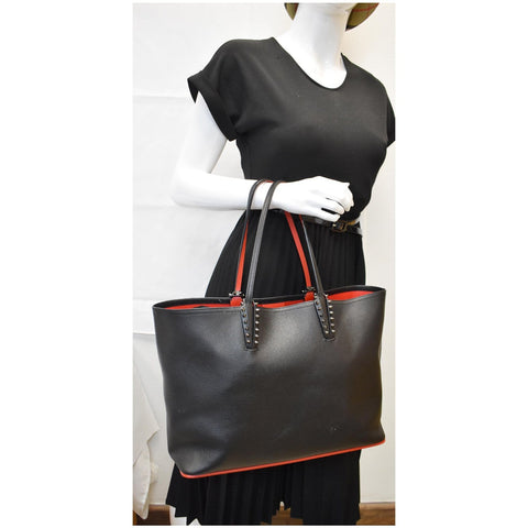 Christian Louboutin Cabata Studded Leather Handbag