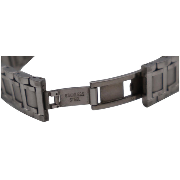 Bulova Diamond Quartz Stainless Steel Date Watch