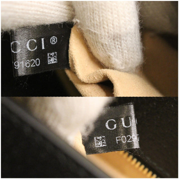 GUCCI Ophidia GG Medium Leather Shoulder Bag Black 503876