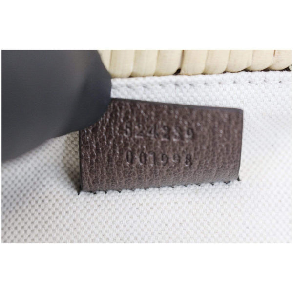 Gucci Neutral Wicker Suitcase Handbag - Tan Color - gucci code