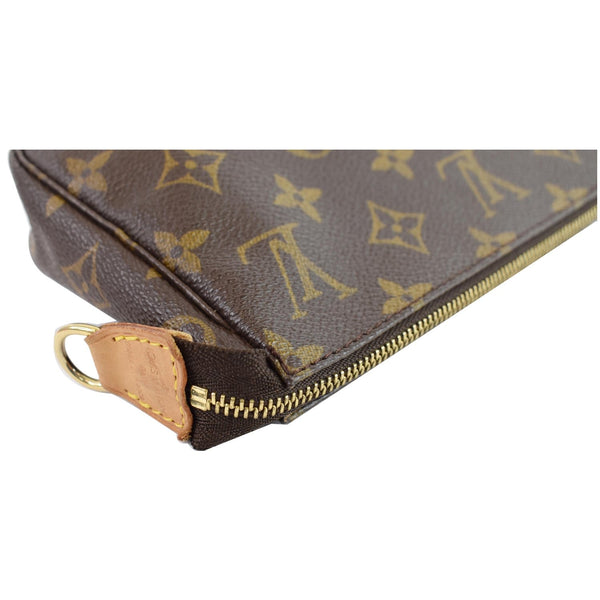 LOUIS VUITTON Pochette Accessoires Monogram Canvas Pouch Bag Brown