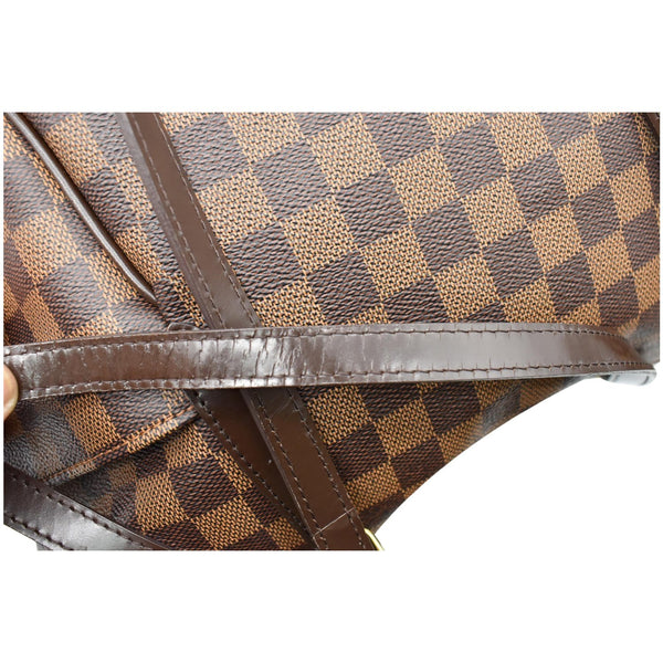 LOUIS VUITTON Totally MM Damier Ebene Shoulder Bag Brown