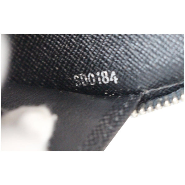 LOUIS VUITTON Zippy Organizer Damier Graphite Wallet Black