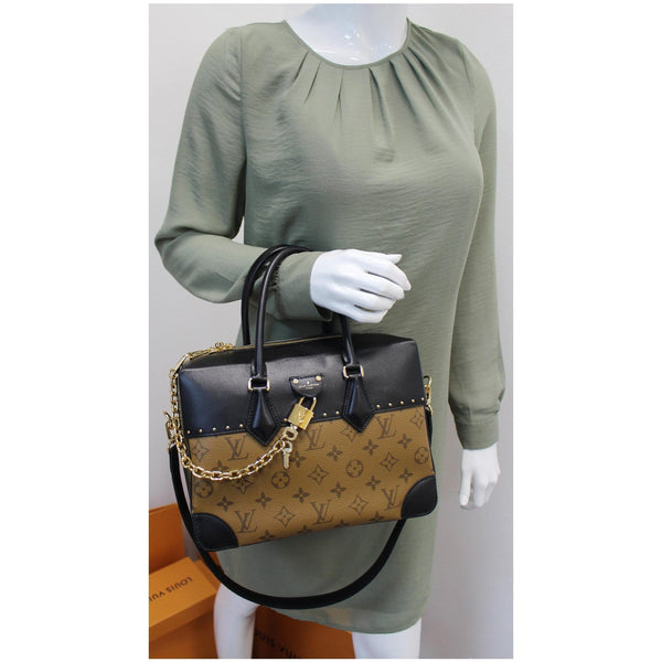 Louis Vuitton City Malle MM Reverse Monogram Tote Bag