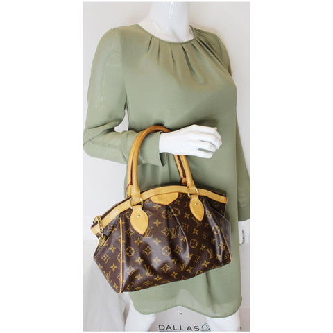 Louis Vuitton Tivoli PM Monogram Canvas Shoulder Tote - lv handbag