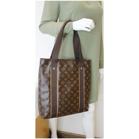 Louis Vuitton Cabas Beaubourg Damier Ebene Tote Bag - on hand view