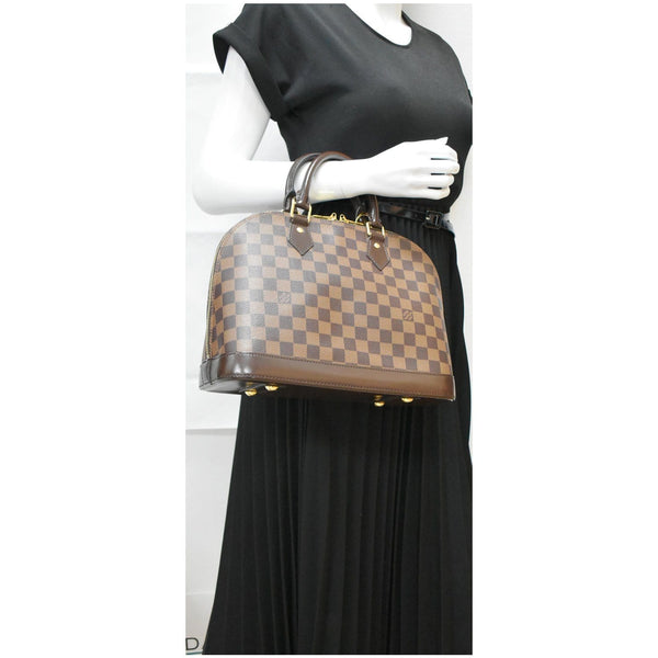 Louis Vuitton Alma PM Damier Ebene Satchel handbag