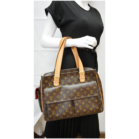 LOUIS VUITTON Viva Cite GM Monogram Canvas Shoulder Bag Brown