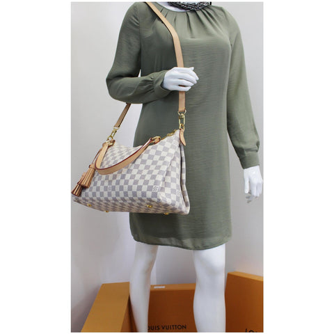 Louis Vuitton Lymington Damier Azur On-arm Bag White