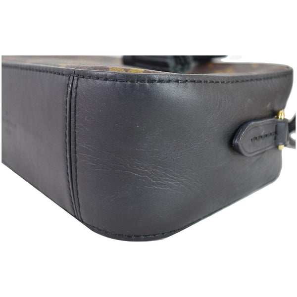 LOUIS VUITTON Saintonge Monogram Canvas Shoulder Bag Noir Black