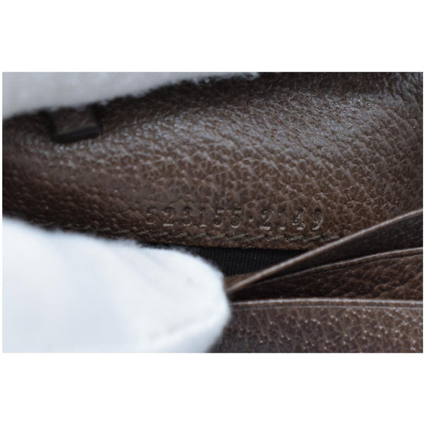 GUCCI Ophidia GG Card Case Wallet Beige