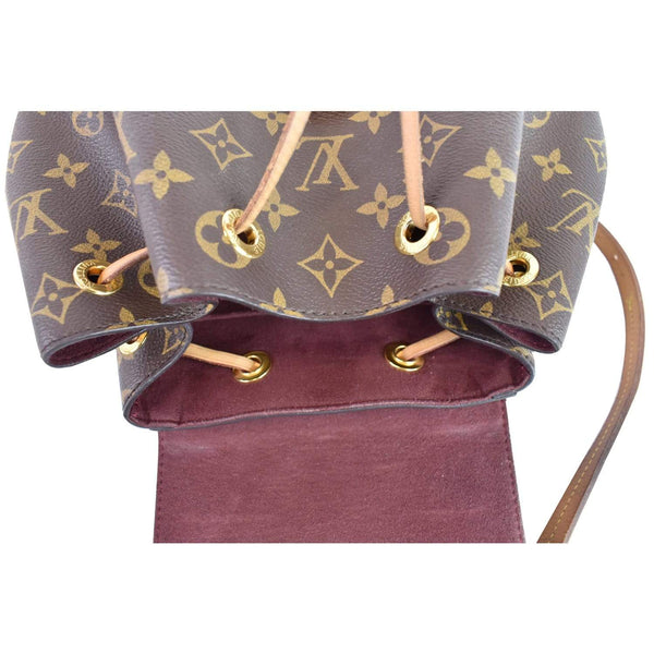Louis Vuitton Montsouris NM Monogram Canvas opened