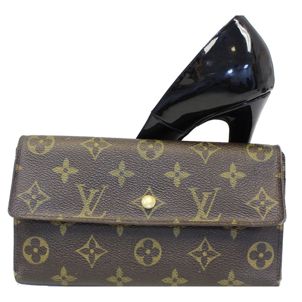 louis Vuitton Porte Tresor International Monogram Wallet - front