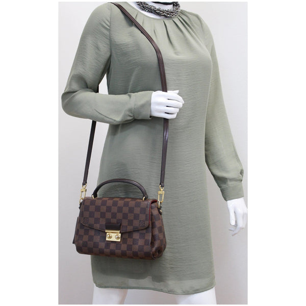 Louis Vuitton Croisette Damier Ebene Shoulder Bag