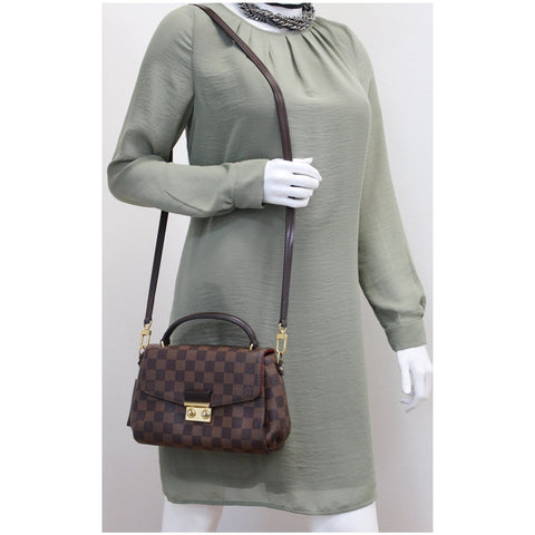 Louis Vuitton Croisette Damier Ebene Shoulder Bag