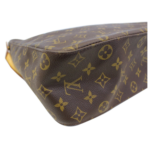 LOUIS VUITTON Monogram Canvas Looping GM Brown Shoulder Bag-US