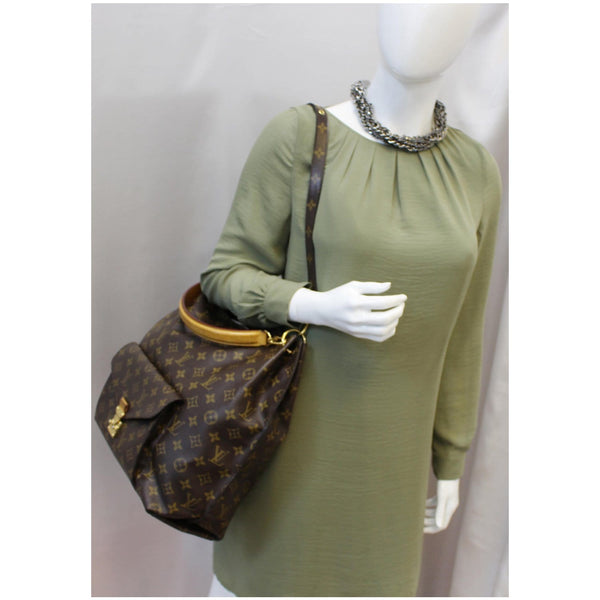 LOUIS VUITTON Metis Hobo Monogram Canvas Shoulder Bag Brown-US
