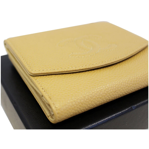 CHANEL Caviar Leather Bifold Wallet-US