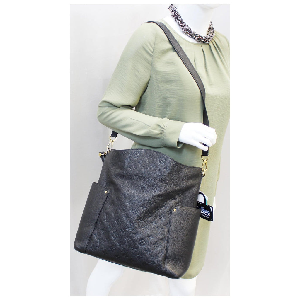 Louis Vuitton Bagatelle NM Handbag Monogram Empreinte Giant Black 22526233