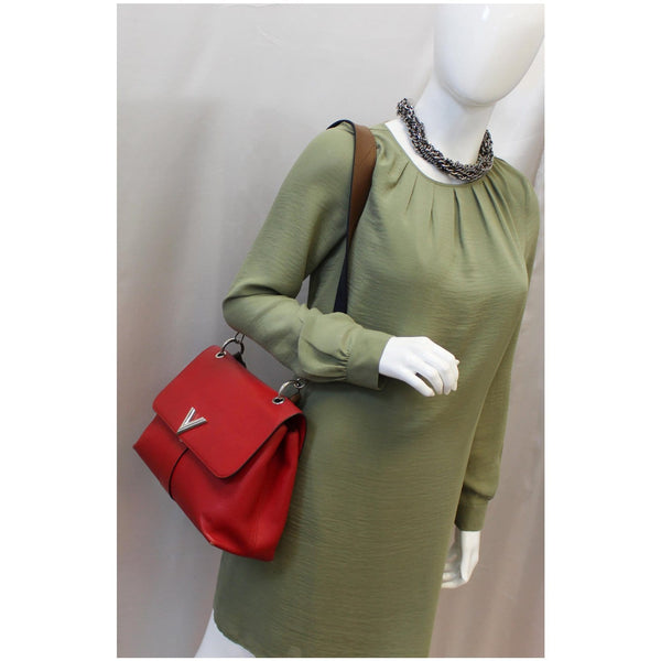 Lv Very One Handle Monogram Leather ShoulderBag