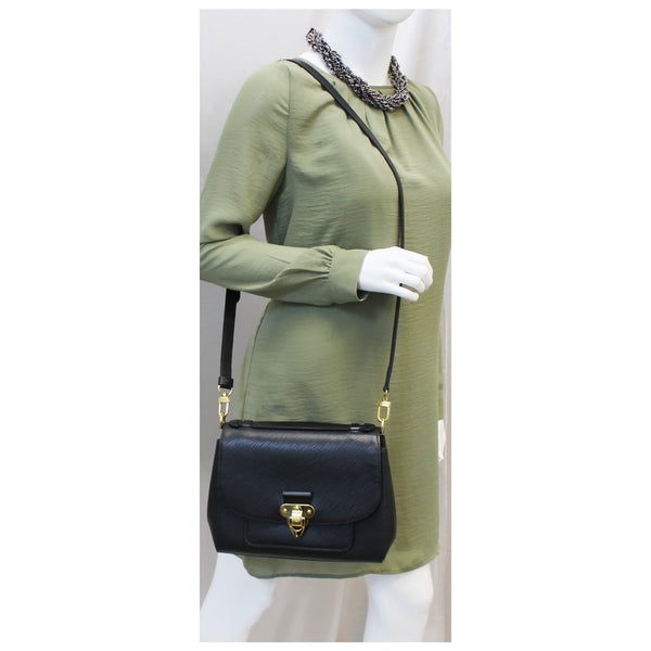 LOUIS VUITTON Boccador Epi Leather Black Shoulder Crossbody Bag-US