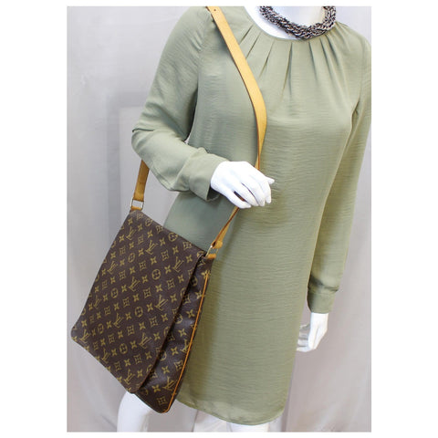 LOUIS VUITTON Musette Salsa GM Monogram Canvas Crossbody Bag-US