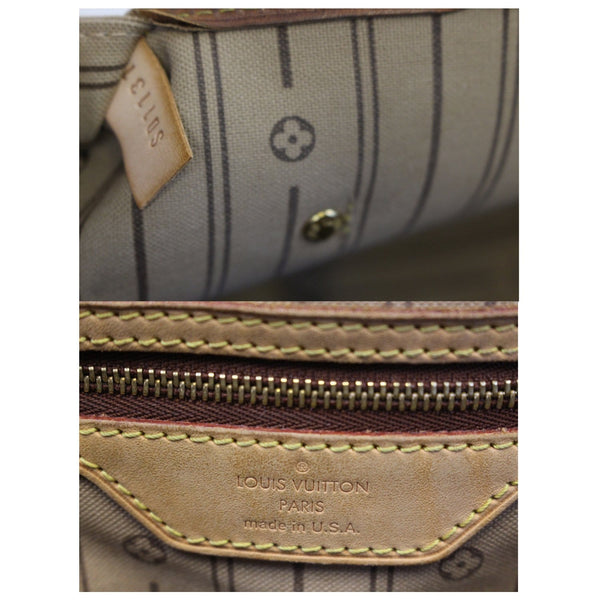 LOUIS VUITTON Neverfull MM Monogram Canvas Brown Tote Shoulder Bag-US