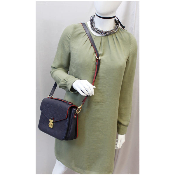 LV Metis Pochette Empreinte Leather Shoulder Bag