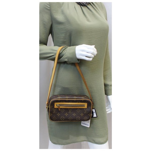 LOUIS VUITTON Pochette Cite Monogram Canvas Shoulder Bag-US