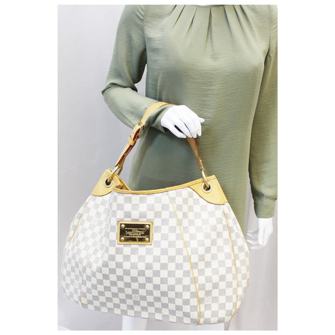 LOUIS VUITTON Galliera GM Damier Azur Shoulder Bag-US