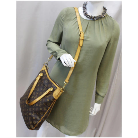 LOUIS VUITTON Odeon GM Monogram Canvas Shoulder Bag Brown